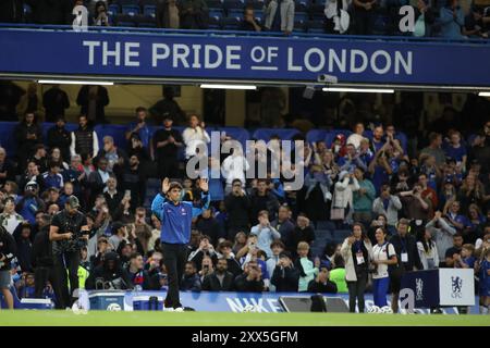 London, Großbritannien. August 2024. London, England, 22. August 2024: Joao Felix (14 Chelsea) während des Spiels zwischen Chelsea und Servette in der Stamford Bridge in London, England (Alexander Canillas/SPP) Credit: SPP Sport Press Photo. /Alamy Live News Stockfoto