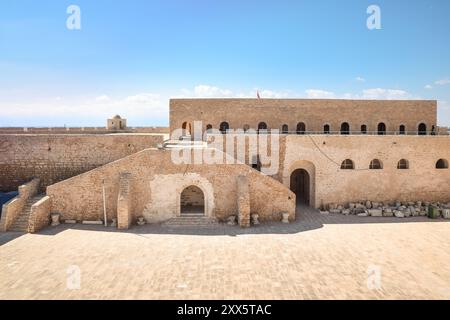 Borj El Kebir, eine osmanische Festung aus dem 16. Jahrhundert, Mahdia, Tunesien. Stockfoto