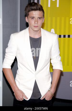 LOS ANGELES, Ca - 30. AUGUST 2015: Brooklyn Beckham an der 2015 MTV Video Music Awards, die in den Microsoft Theater in Los Angeles, USA, am 30. August 2015 statt. Stockfoto