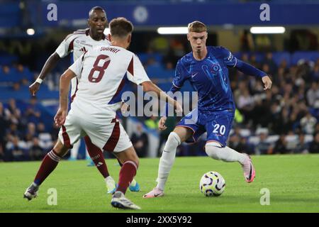 London, Großbritannien. August 2024. London, England, 22. August 2024: Cole Palmer (20 Chelsea) während des Spiels zwischen Chelsea und Servette in der Stamford Bridge in London (Alexander Canillas/SPP) Credit: SPP Sport Press Photo. /Alamy Live News Stockfoto