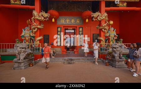 Kuala Lumpur Kuan Ti Tempel, auch Kuala Lumpur Kuan Ti Tempel genannt, ist ein taoistischer Tempel in der chinesischen Stadt Kuala Lumpur, Malaysia. Stockfoto