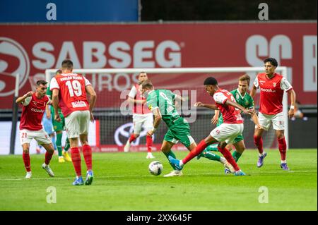 Braga, Portugal. August 2024. Liga Europa: SC Braga vs Rapid Wien - 22/08/2024 Credit: Atlantico Press/Alamy Live News Stockfoto