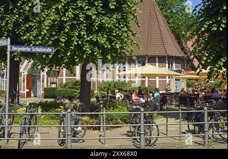 Europa, Deutschland, Hamburg, Bezirk Bergedorf, Kirche St. Peter und St. Pauli, Fachwerk, 16., 17. Jahrhundert, Europa Stockfoto