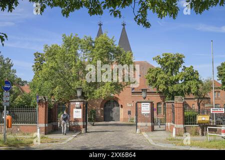 Haupteingang, Tor Tor 1, JVA Tegel, Seidelstraße, Reinickendorf, Berlin, Deutschland, Europa Stockfoto