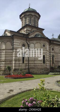 Orthodoxe Dreifaltigkeitskathedrale des Klosters Cozia, Siebenbürgen, Rumänien, Europa Stockfoto