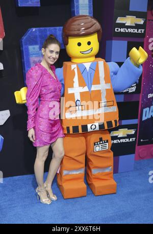 Alison Brie am Los Angeles Premiere von "Die Lego Film 2: Der zweite Teil' im Regency Dorf Theater in Westwood, USA am 2. Februar 201 gehalten Stockfoto