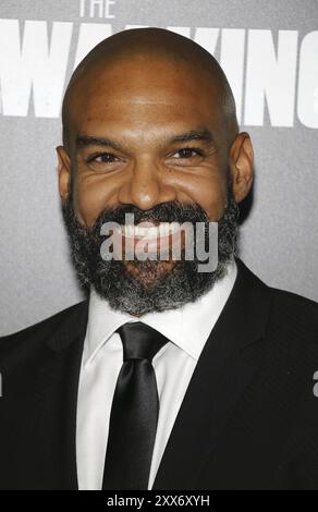 Khary Payton bei der Premiere von AMC's 'The Walking Dead' Staffel 9, die am 27. September 2018 im DGA Theater in Los Angeles, USA, stattfand Stockfoto