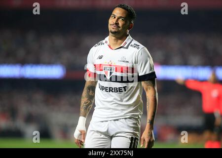 Sao Paulo, Brasilien. April 2024. Luciano während des Spiels zwischen Sao Paulo und Nacional bei Morumbis in Sao Paulo, Brasilien (Fernando Roberto/SPP) Credit: SPP Sport Press Photo. /Alamy Live News Stockfoto