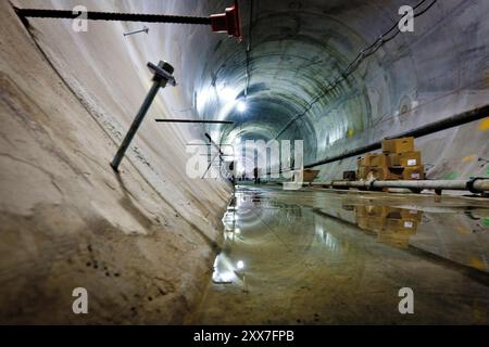 New York Satser Millarder på utvidelse av t-banelinjene i byen. Forlengelsen av bane 7 er nesten ferdig. Stockfoto