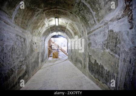 New York Satser Millarder på utvidelse av t-banelinjene i byen. Forlengelsen av bane 7 er nesten ferdig. Stockfoto