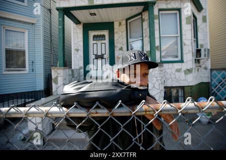 Die Mafia erlebt schwere Schläge durch Informanten in ihren eigenen Reihen, die mit den Behörden zusammenarbeiten. Huset i Pine Street Hvor Henry Hill Vokste Opp. Stockfoto