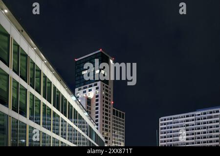 17.08.2024, Berlin - Deutschland. Nachts in der City West. *** 17 08 2024, Berlin Deutschland bei Nacht im City West Stockfoto