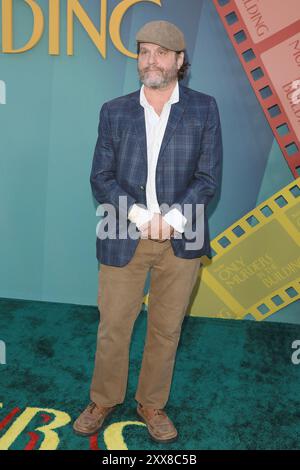 22. August 2024, Los Angeles, Kalifornien, USA: Zach Galifianakis in der 4. Staffel Premiere von Hulus einzigen Morden im Gebäude in den Paramount Studios. (Kreditbild: © Nina Prommer/ZUMA Press Wire) NUR REDAKTIONELLE VERWENDUNG! Nicht für kommerzielle ZWECKE! Stockfoto