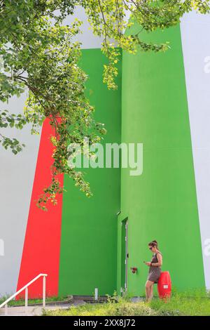 Frankreich, Puy de Dome, Vorort von Clermont Ferrand, Aubière, Universitätsresidenz Cézeaux, CROUS Stockfoto