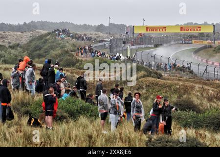 Zandvoort, Niederlande. August 2024. Nassbetrieb. Formel-1-Weltmeisterschaft, Rd 15, großer Preis der Niederlande, Freitag, 23. August 2024. Zandvoort, Niederlande. Quelle: James Moy/Alamy Live News Stockfoto