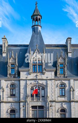 Frankreich, Finistere, Quimper, Präfektur Finistere am Ufer des Flusses Odet Stockfoto