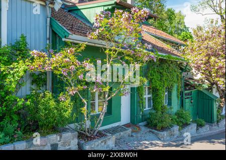 Norwegen, Oslo, St. Olaf, altes Haus Stockfoto