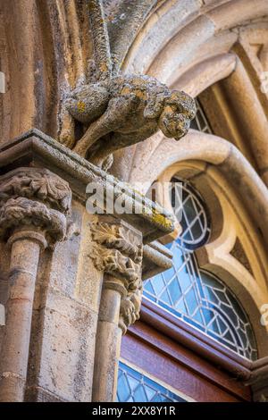 Frankreich, Tarn, Cordes-sur-Ciel, bezeichnet die schönsten Dörfer Frankreichs, gotische Fassade des Hauses des Grand Veneur Stockfoto