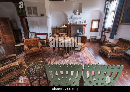 Innenraum von Anchers Hus, Heimat der dänischen Maler Michael und Anna Ancher, in Skagen, Dänemark Stockfoto