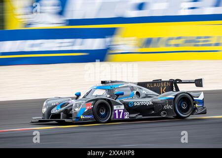 Francorchamps, Belgien, 23. August 2024, #17 Cool Racing (Che) - Ligier js P320/Nissan (LMP3) - Miguel Cristóvão (PRT) Cédric Oltramare (Che) Manuel Espirito Santo (PRT) in Runde 4 des Michelin Le Mans Cup 2024 auf dem Circuit de Spa-Francorchamps (Belgien), am 23. August 2024 - Foto Kristof Vermeulen Photography - Credit Kristulen Live News Stockfoto