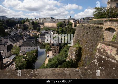 , In Luxemburg, Luxemburg, am 22. Juli 2024. Stockfoto