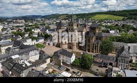 Drohnenfoto St. Peter Dom Trier Deutschland europa Stockfoto