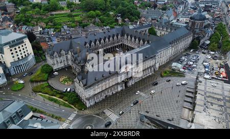 Drohnenfoto Palast der Fürstbischöfe Lüttich Belgien europa Stockfoto