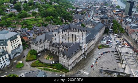 Drohnenfoto Palast der Fürstbischöfe Lüttich Belgien europa Stockfoto