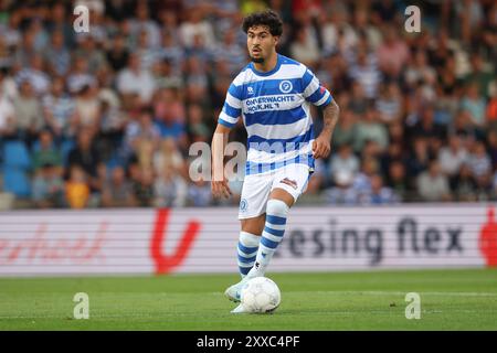 Doetinchem, Niederlande. August 2024. DOETINCHEM, NIEDERLANDE - 23. AUGUST: Rio Hillen von de Graafschap während des niederländischen Keuken Kampioen Divisie Spiels zwischen de Graafschap und Jong FC Utrecht im Stadion de Vijverberg am 23. August 2024 in Doetinchem, Niederlande. (Foto: Ben Gal/Orange Pictures) Credit: Orange Pics BV/Alamy Live News Stockfoto