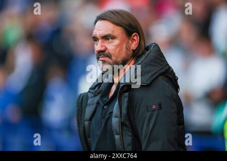 Leeds United Manager Daniel Farke beim Sheffield Wednesday FC gegen Leeds United FC SKY Bet EFL Championship Match im Hillsborough Stadium, Sheffield, England, Großbritannien am 23. August 2024 Credit: Every Second Media/Alamy Live News Stockfoto