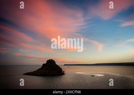 GB-DEVON: Thatcher Rock bei Torquay (Foto © Edmund Ngele FRPS) Stockfoto