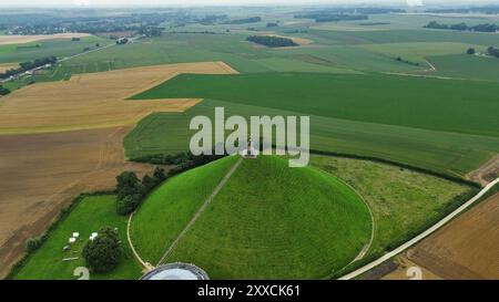 Drohnenfoto Waterloo Battlefield Belgien europa Stockfoto