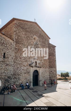 Cannes, Frankreich - 1. August 2024: Die Kirche Notre-Dame-d'Esperance in Cannes Stockfoto