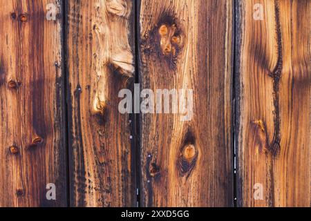 Closeup Bild vom alten rustikalen hölzernen Planken Stockfoto