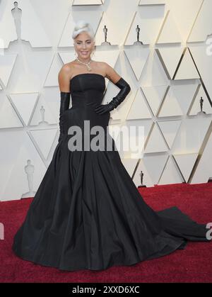 Lady Gaga bei den 91. Annual Academy Awards, die am 24. Februar 2019 im Hollywood and Highland in Los Angeles, USA, stattfanden Stockfoto
