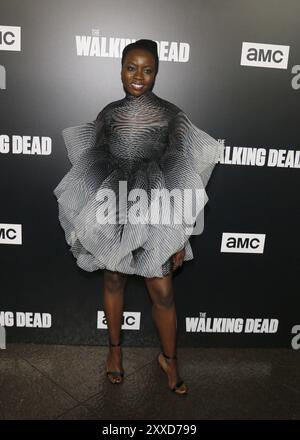 Danai Gurira bei der Premiere von AMCs „The Walking Dead“ Staffel 9, die am 27. September 2018 im DGA Theater in Los Angeles, USA, stattfand Stockfoto