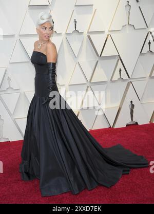 Lady Gaga bei den 91. Annual Academy Awards, die am 24. Februar 2019 im Hollywood and Highland in Los Angeles, USA, stattfanden Stockfoto