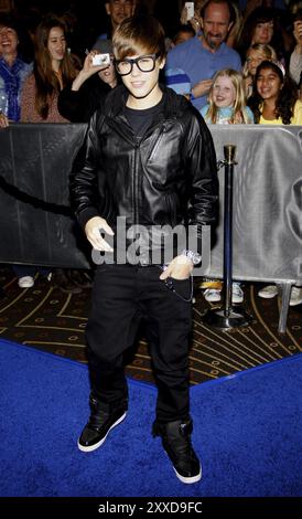 Justin Bieber bei der Premiere von Megamind in Los Angeles, die am 30. Oktober 2010 im Hollywood and Highland in Hollywood stattfand Stockfoto