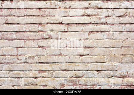 Close-up strukturierten Hintergrund von multi-layer abblätternde Farbe an der Wand. Mischen von verschiedenen Farben von Farben in der gespalten Schichten auf der Oberfläche. Grunge Stockfoto