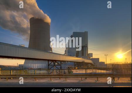 BOA-Braunkohlekaftwerk Neurath, Grevenbroich, Nordrhein-Westfalen, Deutschland, Europa Stockfoto