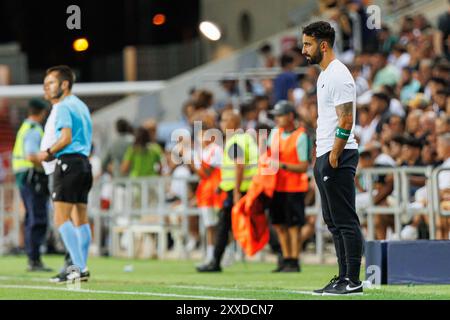 Faro, Portugal. August 2024. Ruben Amorim (Sporting CP) wurde während des Liga Portugal Spiels zwischen den Teams des SC Farense und Sporting CP in Estadio Algarve gesehen. Endnote : SC Farense 0-5 Sorting CP (Foto: Maciej Rogowski/SOPA Images/SIPA USA) Credit: SIPA USA/Alamy Live News Stockfoto