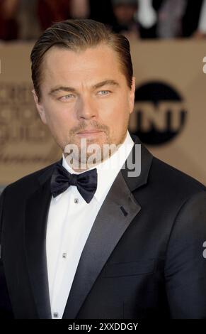 Leonardo DiCaprio bei den 22. Jährlichen Screen Actors Guild Awards am 30. Januar 2016 im Shrine Auditorium in Los Angeles, USA Stockfoto