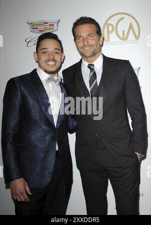 Bradley Cooper und Anthony Ramos bei den 30. Annual Producers Guild Awards, die am 19. Januar 2019 im Beverly Hilton Hotel in Beverly Hills, USA, stattfanden Stockfoto