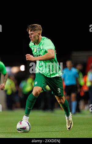 Viktor Gyokeres im Spiel der Liga Portugal zwischen den Teams des SC Farense und Sporting CP im Estadio Algarve (Maciej Rogowski) Stockfoto