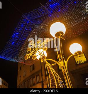 Zagreb Beleuchtung im Advent Stockfoto