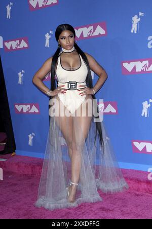 Nicki Minaj bei den MTV Video Music Awards 2018, die am 20. August 2018 in der Radio City Music Hall in New York, USA, stattfanden Stockfoto