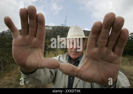 Hollywood, CA, USA, 29. Mai 2005: Nordmenn Som gjør det BH i Los Angeles. Filmmannen Max Kleven Stockfoto