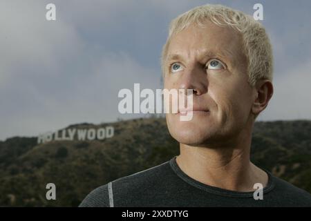 Hollywood, CA, USA, 28. Mai 2005: Nordmenn Som gjør det BH i Los Angeles. Parfymemannen Geir Næss Stockfoto