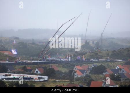 Zandvoort, Niederlande. August 2024. ZANDVOORT - die Strecke von Zandvoort vor dem Formel 1 Grand Prix der Niederlande. ANP RAMON VAN FLYMEN Credit: ANP/Alamy Live News Stockfoto