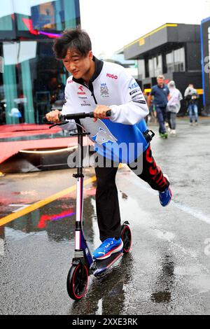 Zandvoort, Netherlands. 24th Aug, 2024. Yuki Tsunoda (JPN) RB. 24.08.2024. Formula 1 World Championship, Rd 15, Dutch Grand Prix, Zandvoort, Netherlands, Qualifying Day. Photo credit should read: XPB/Alamy Live News. Stockfoto